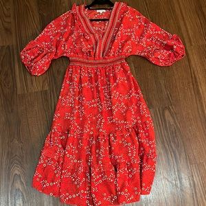 Midi Floral Dress